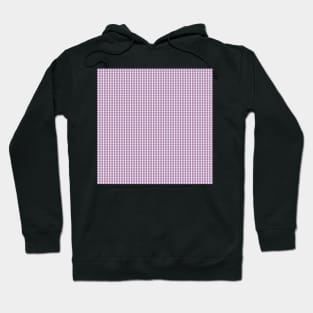 Gingham Pattern - Lilac Hoodie